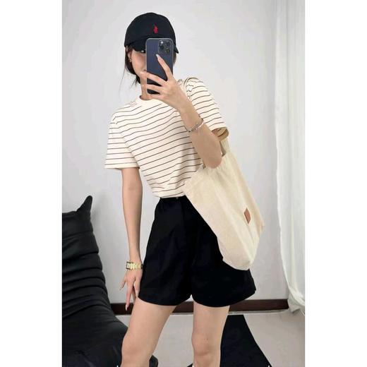 【包邮发顺丰】54634 洛诗琳夏季新款高腰休闲时尚百搭阔腿短裤 KTT018 商品图0