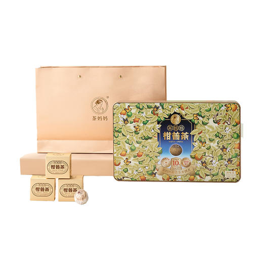 澜沧古茶2024年茶妈妈柑普茶小青柑陈皮普洱熟茶新会柑礼盒装120g 商品图5