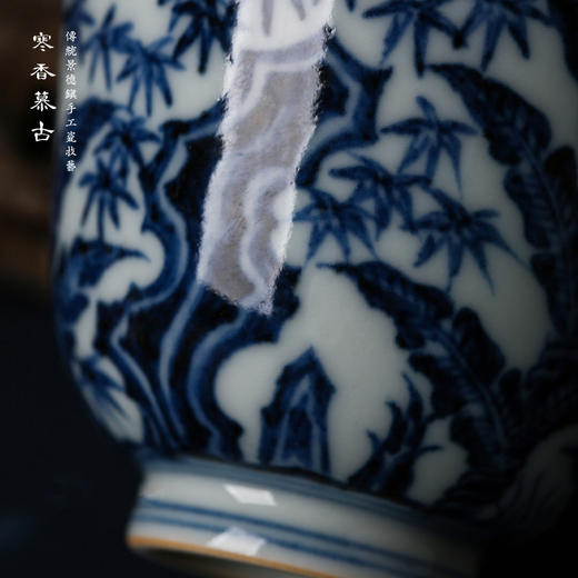 寒香慕古明青花松竹梅杯（缺货） 商品图4