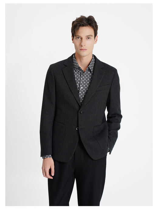 callisto深灰色山羊绒混纺便西 商品图2