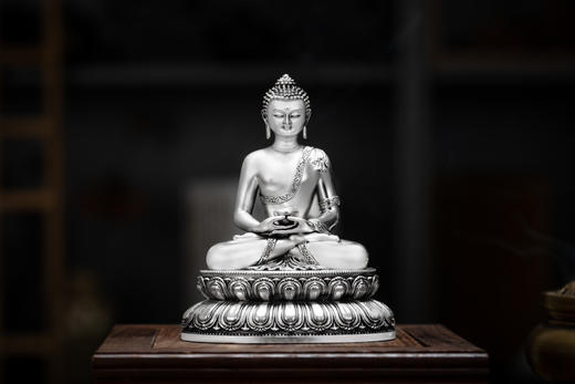 白铜鎏银10公分摆件 商品图8