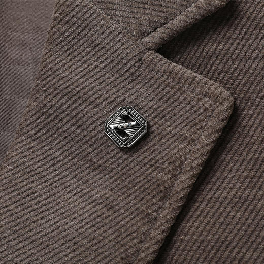 【新款DDS】大依优型大码男装两粒扣西服外套休闲商务加肥加大上衣男士正装潮 商品图5