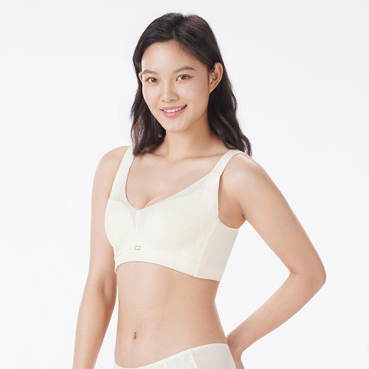 都市丽人调整型内衣舒软挺塑塑身文胸锁边薄塑身内衣3/4杯四排扣LJT4K5 商品图2