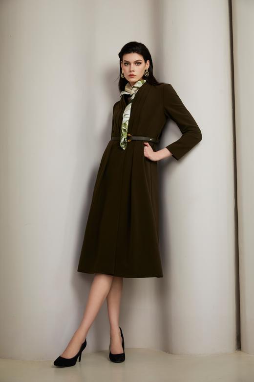 SAFICOO 知性气质 V领收腰 气质型风衣 商品图2