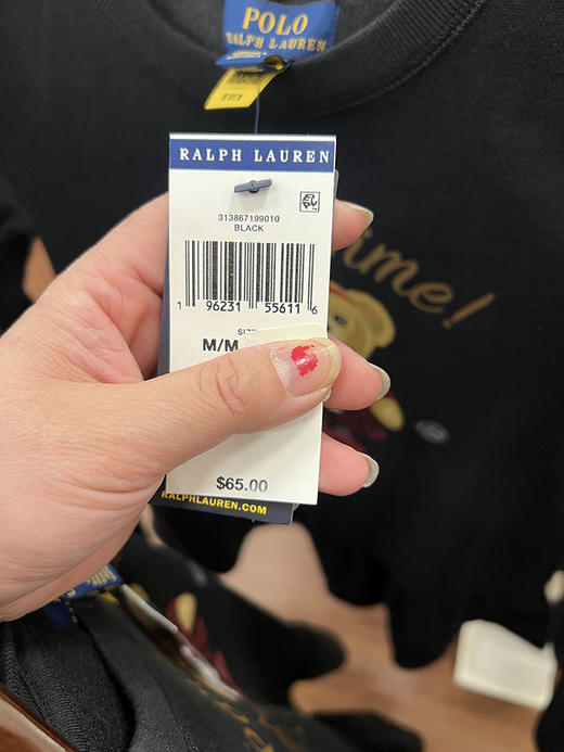 Polo Ralph Lauren 女大童印花圣诞小熊长袖圆领卫衣连衣裙 商品图4