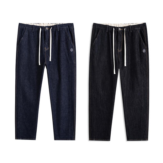 【新款DMH】大依优型大码松紧腰牛仔裤加肥加大宽松男士胖子300斤显瘦潮流弹力舒适 商品图4