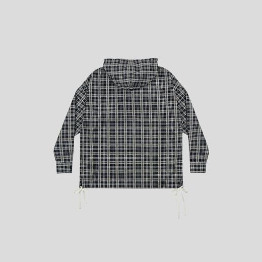 GOODBAI GB logo印花连帽抽绳oversize套头长袖外套 商品图4