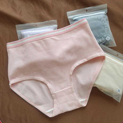 雀说 【5条装】舒暖绒高腰女士内裤三角裤L855 商品图4