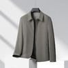 【新款DLC】大依优型大码翻领夹克外套纽扣男商务休闲加肥加大夹克上衣胖子显瘦 商品缩略图1