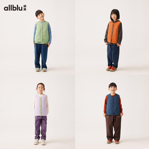 【秋Vol.4】幼岚童装「羽裳云衣」中式机能马甲轻盈保暖24秋季新款儿童男女童ZY 商品图2