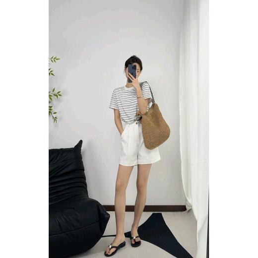 【包邮发顺丰】54634 洛诗琳夏季新款高腰休闲时尚百搭阔腿短裤 KTT018 商品图2