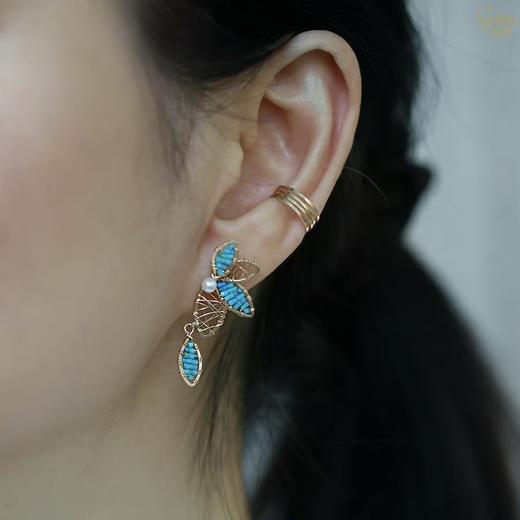 SpoiledBrat Jewelry花卉系列 | 不对称耳钉 商品图6