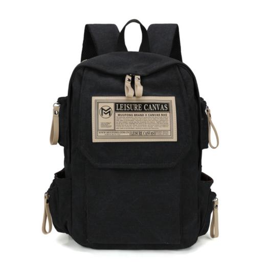 👍👍👍【沐桻大容量双肩帆布包】🌼1、全棉帆布，定制高密重码帆布，柔软舒适，🌟透气耐磨 2、品牌定制logo,经典印花内衬，定制五金 商品图7