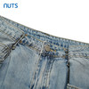 NUTS夏季新款复古风宽松阔腿水洗牛仔裤女221113268 商品缩略图2