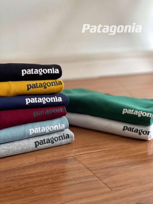 Patagonia巴塔哥尼亚经典短袖logo P-6环保主题♻️系列Organic T-Shirt 男女同款logo印花短袖Tee 商品图12