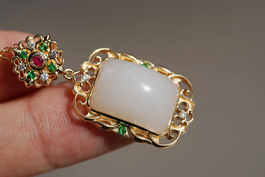 传承系列｜和田玉油糕子 商品图4