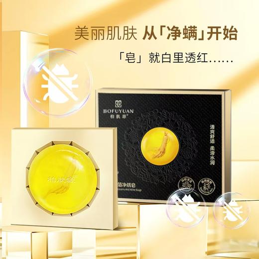 柏肤源 苦参金箔净螨皂 商品图2