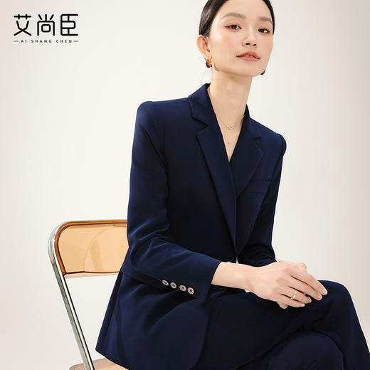 艾尚臣西装套装女2024春新款气质女神范珠宝店销售前台接待工作装 商品图6