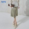 NUTS秋季新款简约时尚通勤风百搭包臀醋纤半身裙女231063052B 商品缩略图2