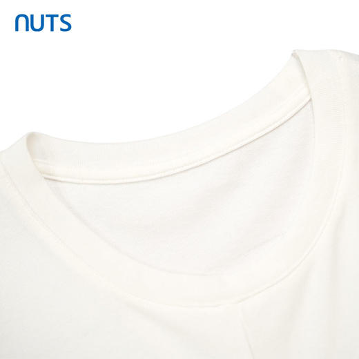NUTS夏季新款时尚气质简约版白色短袖T恤女327011063 商品图2