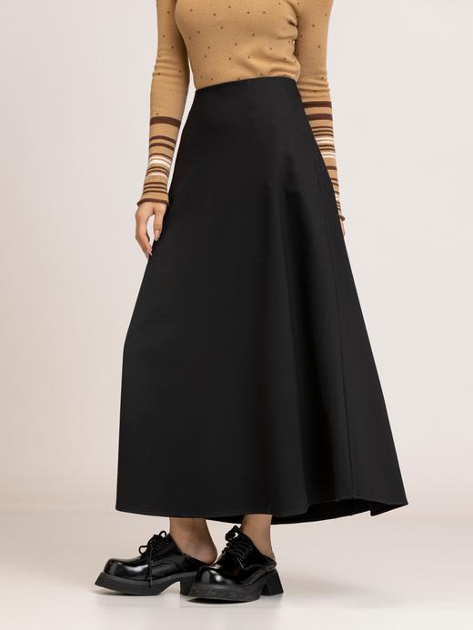 XIAOYU|高腰极简超长半裙243QZ094 商品图2