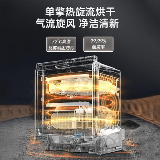 松下洗碗机嵌入式灶下家用15套大容量 A1系列全自动洗碗机NP-DW5K1HN一级水效热旋流烘干 商品图1