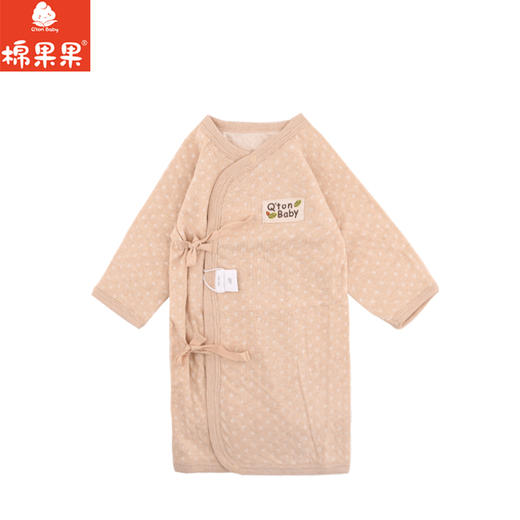 棉果果秋季新品春秋季男童女童彩棉深棕色蝴蝶和袍M301111199404 商品图0