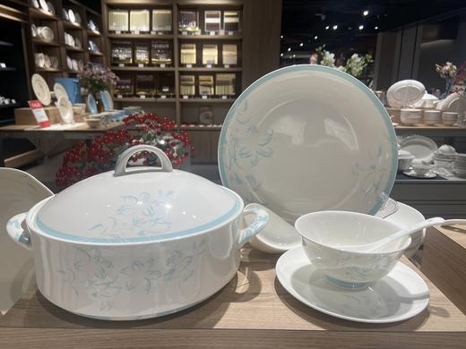 百合花釉中彩10人用50头中餐具 商品图1