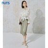 NUTS秋季新款简约时尚通勤风百搭包臀醋纤半身裙女231063052B 商品缩略图4