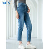 NUTS2023春秋季新款复古高腰显瘦百搭水洗牛仔长裤女4391106A1 商品缩略图3