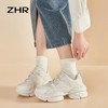 ZHR则则老爹鞋女2024春季新款厚底百搭休闲鞋软底运动鞋增高女鞋 商品缩略图8