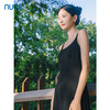NUTS法式收腰吊带连衣裙女秋季小个子显瘦黑色中长裙4311011A1 商品缩略图1