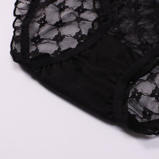 都市丽人内裤蕾丝网布三角裤蕾丝女士内裤LKT2B4 商品图8