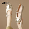 ZHR则则小香风链条渔夫鞋女鞋2024新款时尚小众珍珠舒适平底单鞋 商品缩略图8