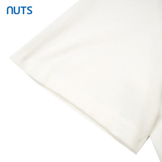 NUTS夏季新款时尚气质简约版白色短袖T恤女327011063 商品图3