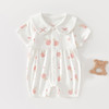 【新生儿超萌爬服】婴儿连体衣女夏季薄款纯棉女宝宝夏天无骨透气哈衣 商品缩略图0