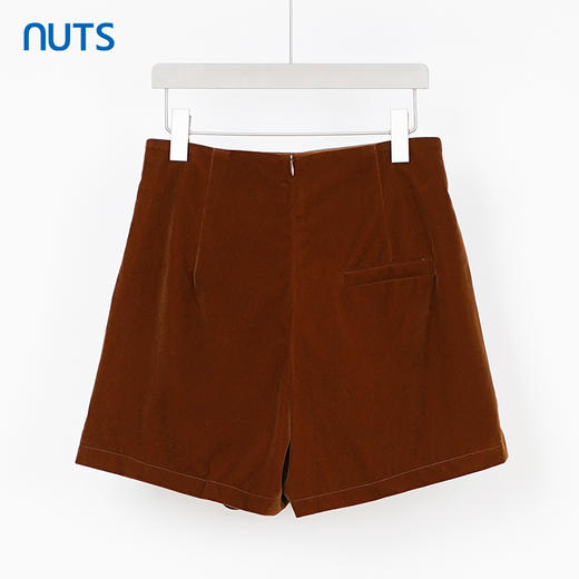 NUTS秋季新款红色复古气质高腰显瘦设计感短款裙裤女333062265 商品图1