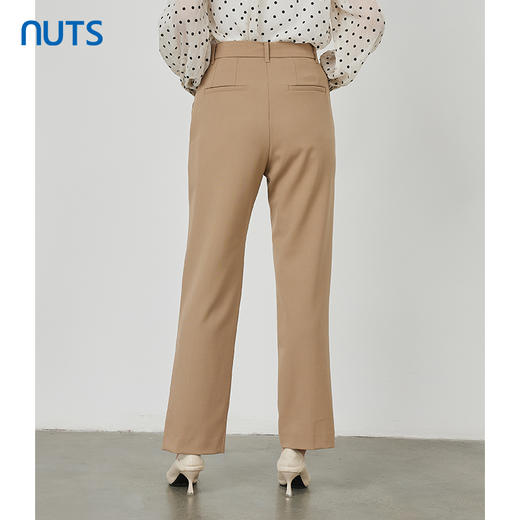 NUTS秋季新款气质通勤风韩版直筒显瘦西装款长裤女231073084B 商品图4