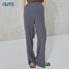 NUTS秋季新款休闲宽松直筒高腰显瘦气质百搭休闲长裤女231073042B 商品缩略图3