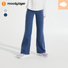【24年秋新】moodytiger24秋新款女童休闲运动显瘦健身宽松喇叭休闲裤43211416 商品缩略图0