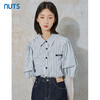 NUTS秋季新款气质通勤风时尚宽松显瘦长袖衬衫女231013083B 商品缩略图4