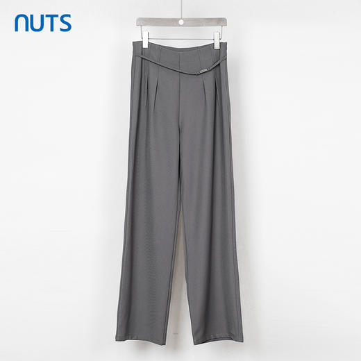 NUTS秋季新款高级感直筒西装垂感阔腿长裤女332072261 商品图1