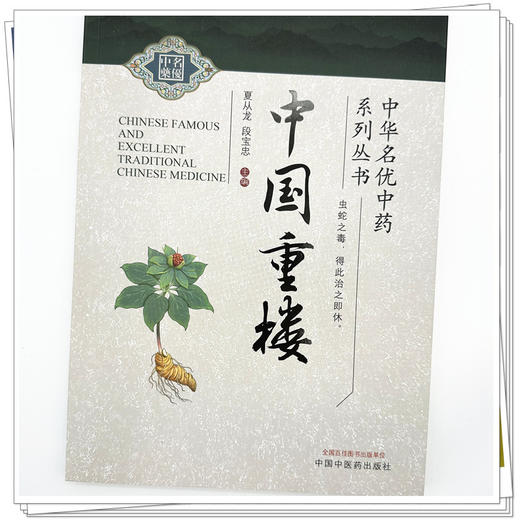 中国重楼 夏从龙 段宝忠 主编 中国中医药出版社 中华名优中药系列丛书 商品图3