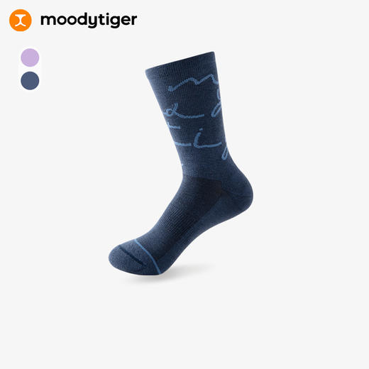 【24年秋新】moodytiger24秋新儿童舒适透气跑步运动休闲长筒袜子43532703 商品图0