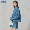 NUTS秋季新款时尚气质外套+百褶半身裙水洗牛仔套装231141087B 商品缩略图4