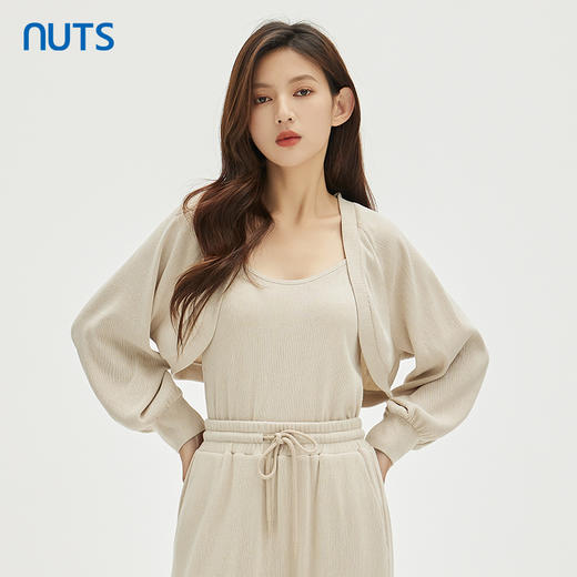 NUTS秋季新款时尚气质通勤风设计感修身显瘦短外套女332041093 商品图2