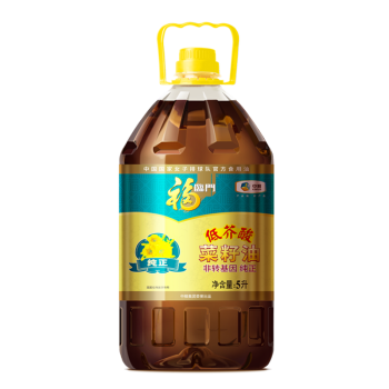 福临门压榨款 非转基因纯正菜籽油5L 食用油 明年6月到期 /粮油调味 /食用油 /菜籽油
