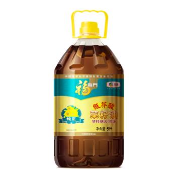 福临门压榨款 非转基因纯正菜籽油5L 食用油 明年6月到期 /粮油调味 /食用油 /菜籽油 商品图0