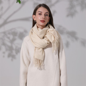 YANECINE羊绒围巾 | 软糯舒适 抗寒保暖 经典百搭 纯色系列 多种颜色可选