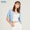 NUTS夏季新款时尚气质风双拉链短袖针织衫221053071 商品缩略图3